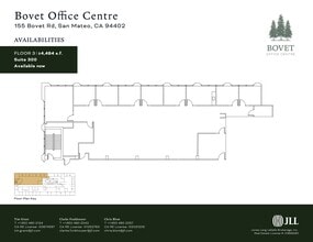155 Bovet Rd, San Mateo, CA à louer Plan de site– Image 1 sur 1