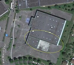 Rue Marcel Paul, Soissons, AIS - Vue aérienne  vue de carte