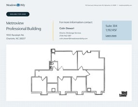 1900 Randolph Rd, Charlotte, NC à louer Plan de site– Image 1 sur 2