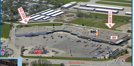 8787 N Knoxville Ave, Peoria, IL - Vue aérienne  vue de carte