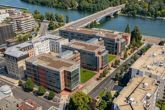2 Allée De Longchamp, Suresnes, HDS - Vue aérienne  vue de carte