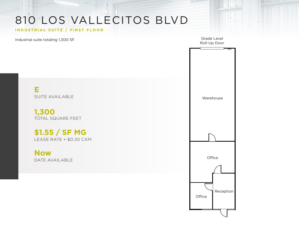 800 Los Vallecitos Blvd, San Marcos, CA à louer Plan d’étage– Image 1 sur 1