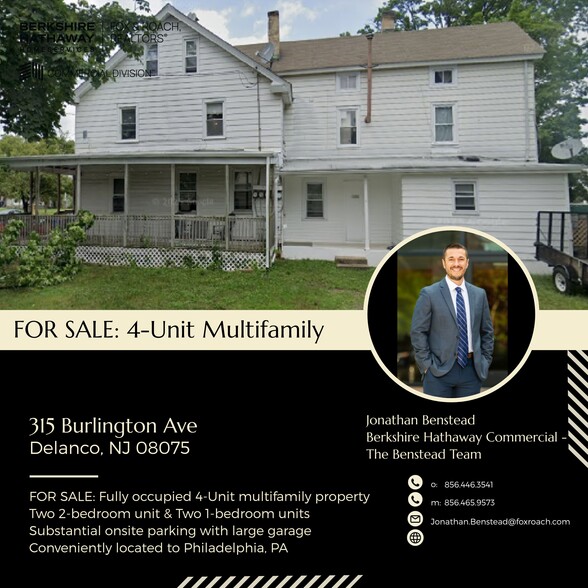 315 Burlington Ave, Delanco, NJ à vendre - Photo principale – Image 1 sur 1
