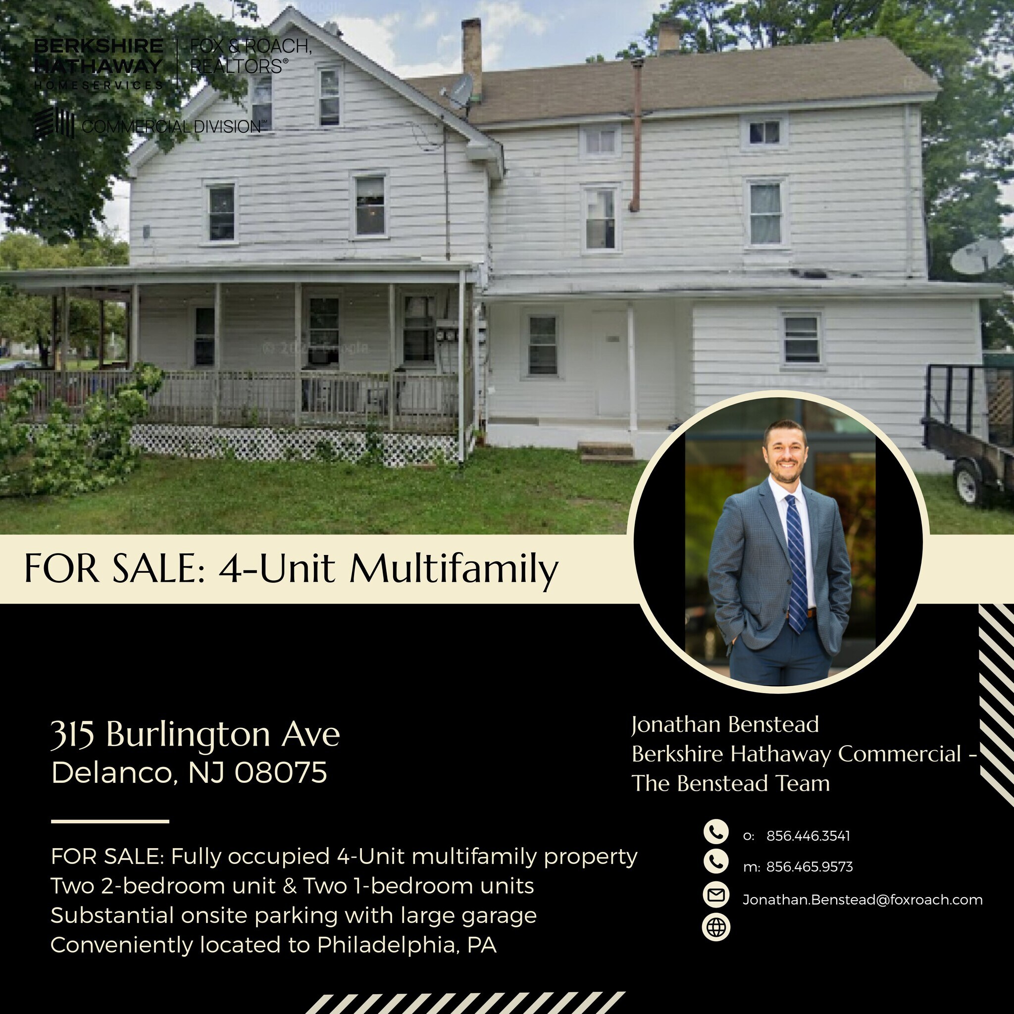 315 Burlington Ave, Delanco, NJ à vendre Photo principale– Image 1 sur 2