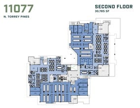 11085 N Torrey Pines Rd, La Jolla, CA à louer Plan d’étage– Image 1 sur 1