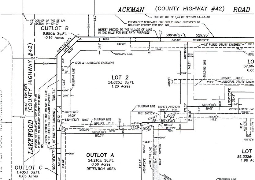 9581 Ackman Rd, Lake In The Hills, IL à louer - Plan de site – Image 2 sur 8