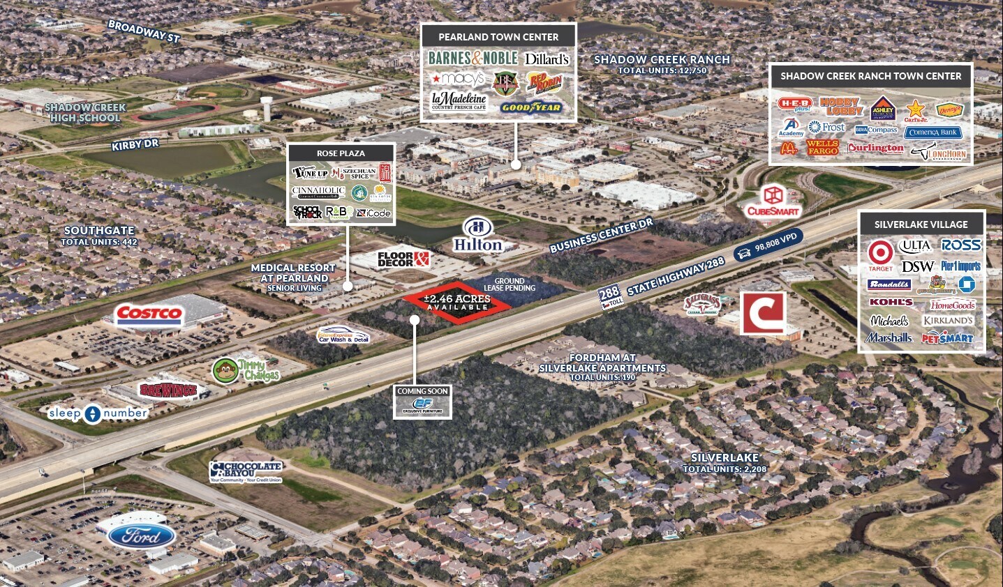 SH288 & Business Center Dr, Pearland, TX à vendre Photo principale– Image 1 sur 3