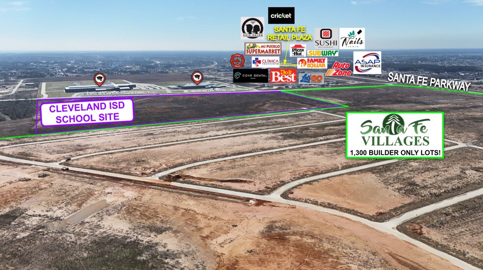 County 5270 - Santa Fe Villages 1 & 2 rd, Cleveland, TX à vendre - Photo de l’immeuble – Image 1 sur 17