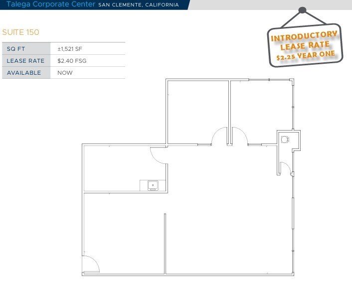 1211 Puerta del Sol, San Clemente, CA à louer Plan d’étage– Image 1 sur 1