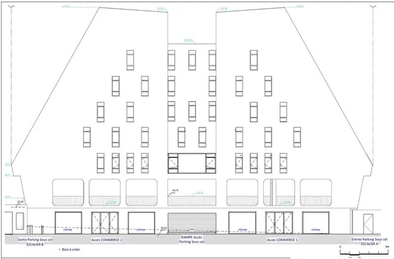 Local commercial dans Houilles à vendre - Plan d’étage – Image 2 sur 2
