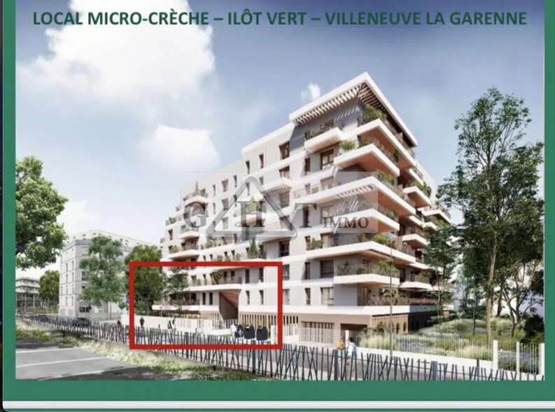 Local commercial dans Villeneuve-la-Garenne à vendre - Photo de l’immeuble – Image 2 sur 2
