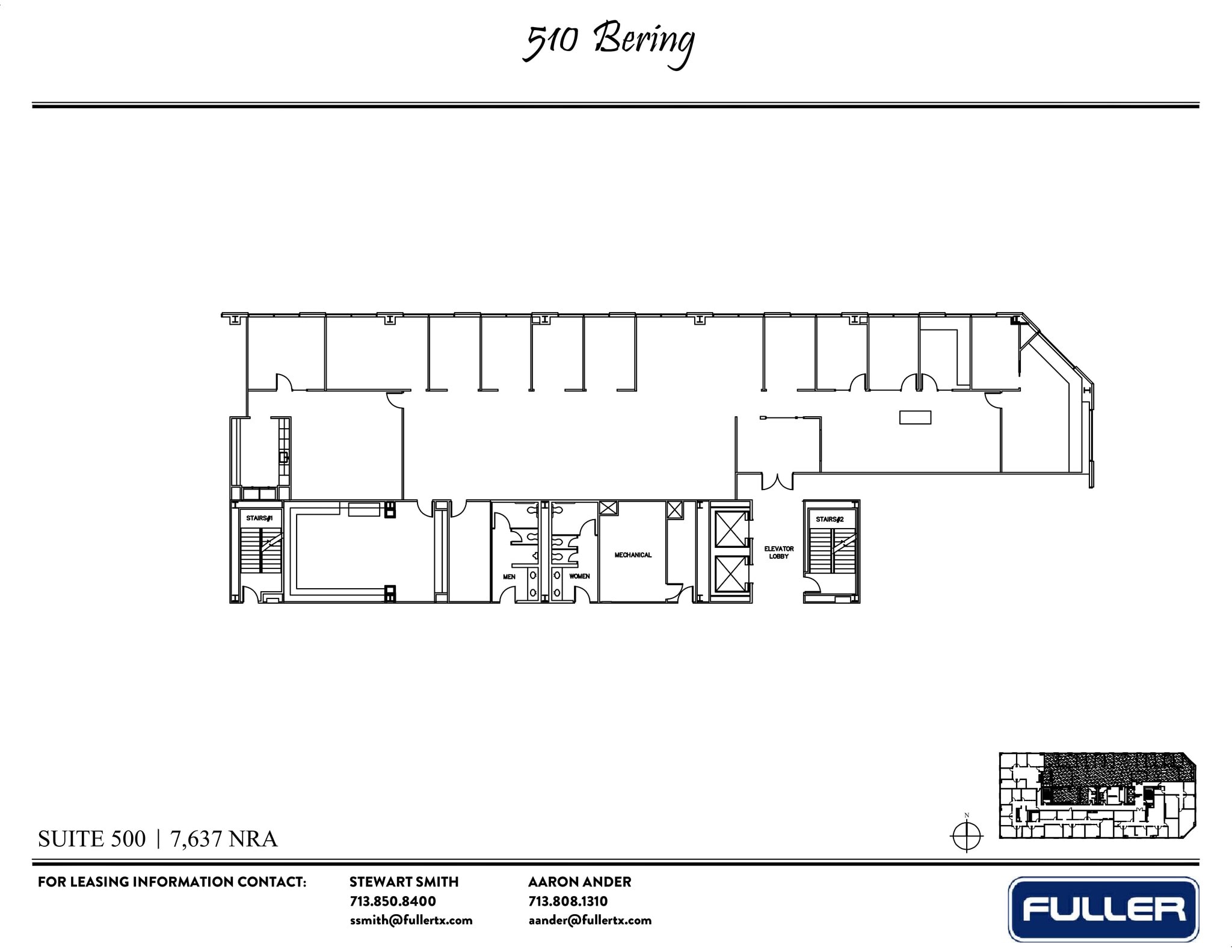 510 Bering Dr, Houston, TX à louer Plan de site– Image 1 sur 1