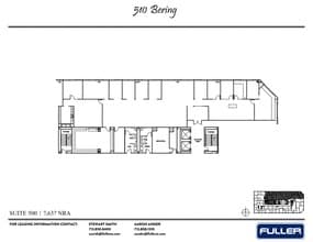 510 Bering Dr, Houston, TX à louer Plan de site– Image 1 sur 1