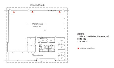 11226 N 23rd Dr, Phoenix, AZ à louer Plan d’étage– Image 1 sur 1