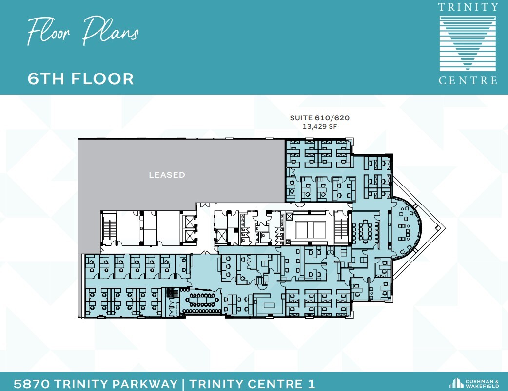 5870 Trinity Pky, Centreville, VA à louer Plan d’étage– Image 1 sur 1