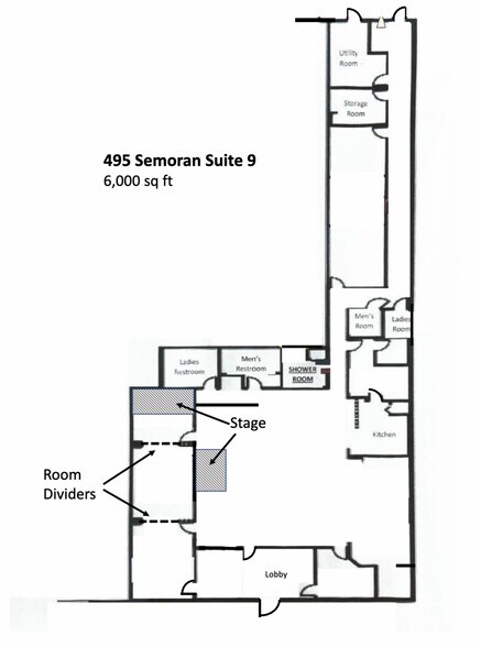 495 N Semoran Blvd, Winter Park, FL à louer - Plan d’étage – Image 3 sur 3
