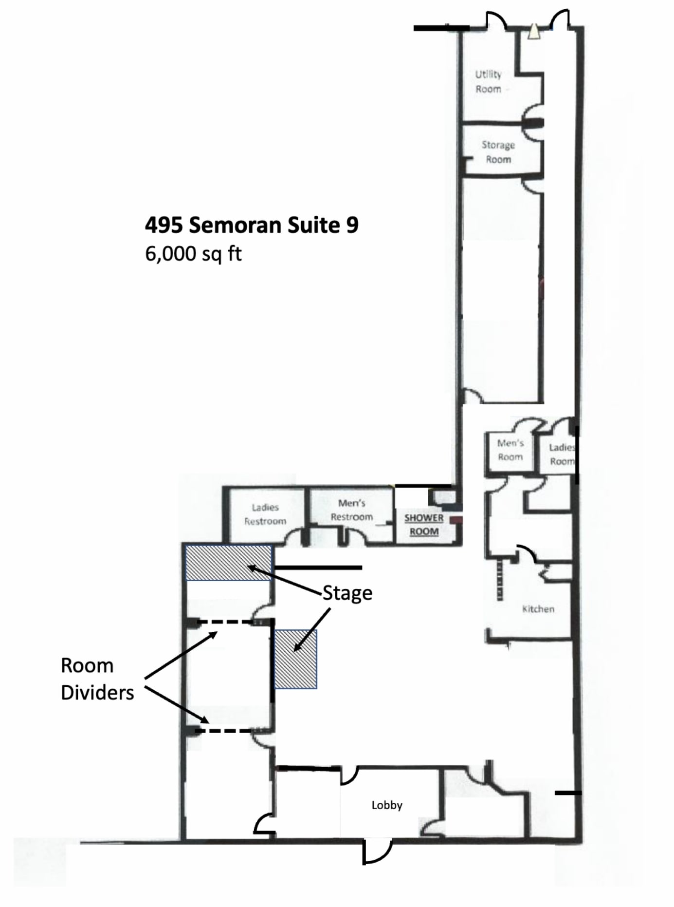 495 N Semoran Blvd, Winter Park, FL à louer Plan d’étage– Image 1 sur 1
