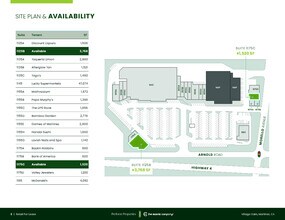 1125-1145 Arnold Dr, Martinez, CA à louer Plan de site– Image 1 sur 1