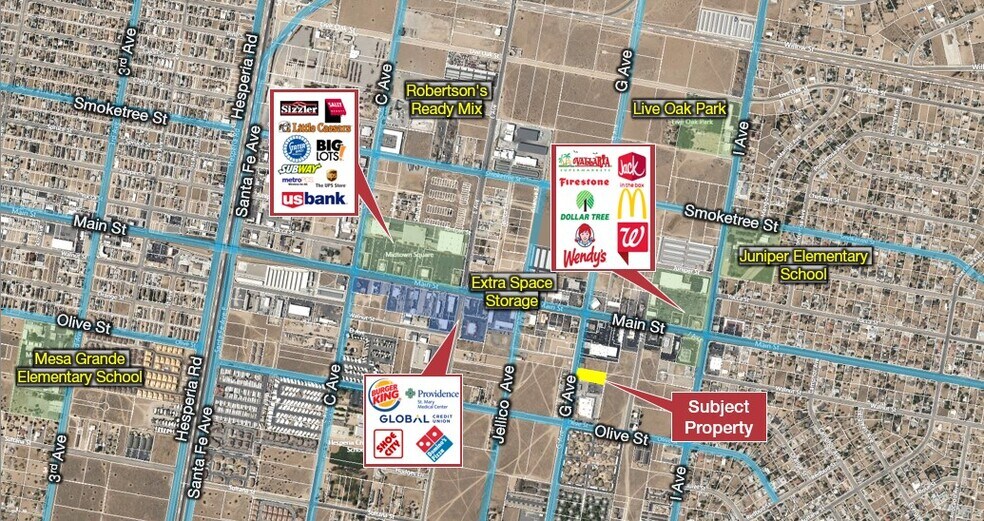 G Avenue, Hesperia, CA à vendre - Photo principale – Image 1 sur 1