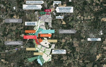 400 Wendell Blvd, Wendell, NC - Vue aérienne  vue de carte