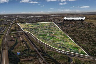 34 Acres Monroe Ave, Red Bluff, CA - Vue aérienne vue de carte