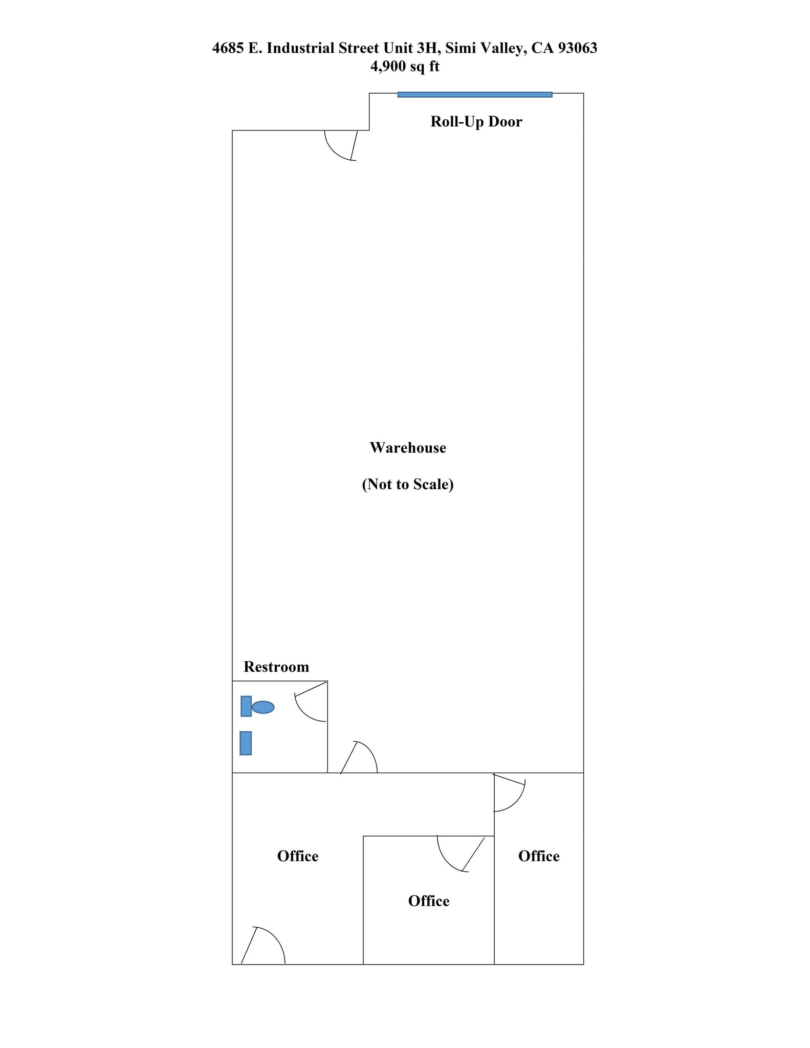 4685 Industrial St, Simi Valley, CA à louer Plan de site– Image 1 sur 1