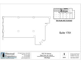 525 Seventh Ave, New York, NY à louer Plan d’étage– Image 1 sur 1