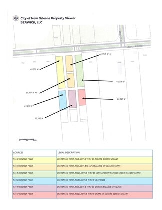 Plus de détails pour 53442 Gentilly Pkwy, New Orleans, LA - Terrain à vendre