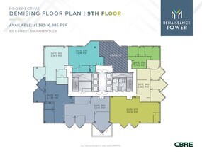 801 K St, Sacramento, CA à louer Plan de site– Image 2 sur 2