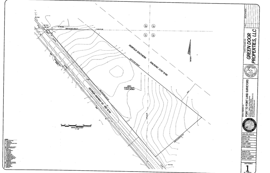 5655 GA-42, Locust Grove, GA à louer - Plan cadastral – Image 3 sur 3