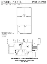 505 N Tustin Ave, Santa Ana, CA à louer Plan d’étage– Image 1 sur 1