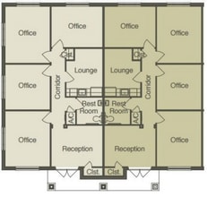 1402 S Custer Rd, McKinney, TX à louer Plan d’étage– Image 1 sur 2