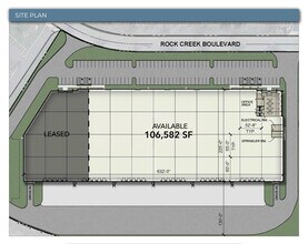 1600 Rock Creek Blvd, Joliet, IL à louer Plan de site– Image 2 sur 3
