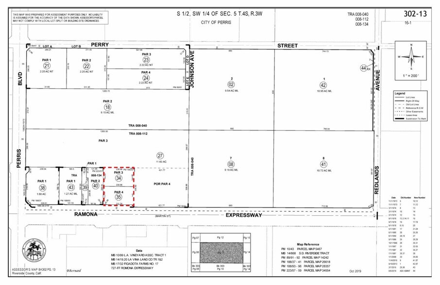 130 Ramona Expy, Perris, CA à vendre - Plan cadastral – Image 3 sur 4