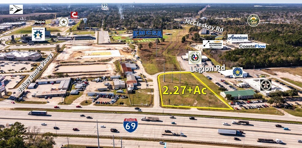 21195 Legion Rd, New Caney, TX à vendre - Aérien – Image 2 sur 12
