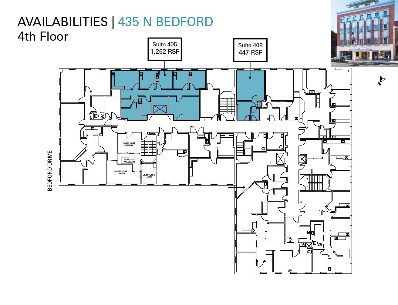 435-437 N Bedford Dr, Beverly Hills, CA à louer Plan d’étage– Image 1 sur 1