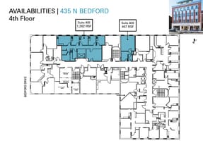 435-437 N Bedford Dr, Beverly Hills, CA à louer Plan d’étage– Image 1 sur 1