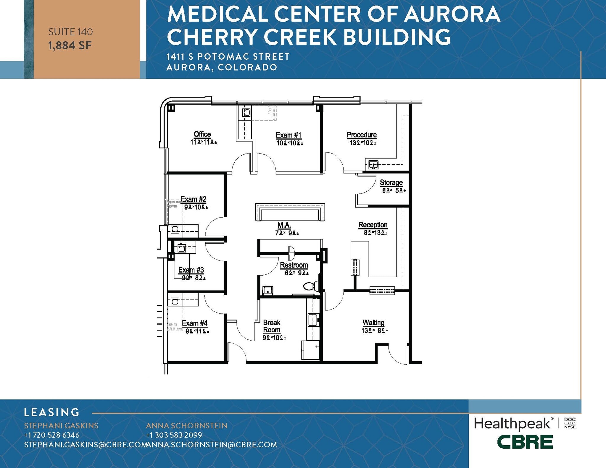 1411 S Potomac St, Aurora, CO à louer Plan d’étage– Image 1 sur 1