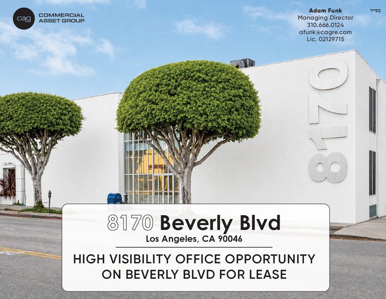 8170 Beverly Blvd, Los Angeles, CA à louer - Photo principale – Image 1 sur 3