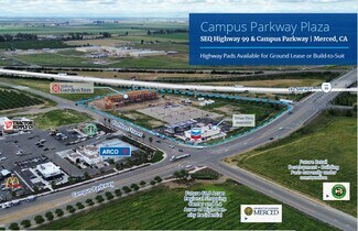 Plus de détails pour SEQ Hwy 99 and Campus Pky, Merced, CA - Local commercial à louer