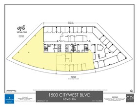 1500 Citywest Blvd, Houston, TX à louer Plan d’étage– Image 1 sur 1