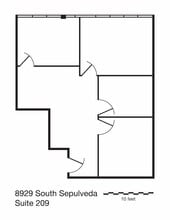 8929-8939 S Sepulveda Blvd, Los Angeles, CA à louer Plan d’étage– Image 1 sur 1