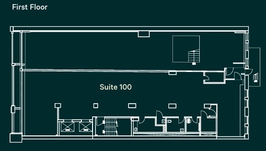 1184 Rue Sainte-Catherine O, Montréal, QC à louer Plan d’étage– Image 1 sur 1