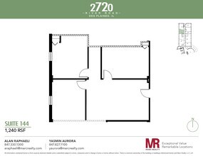 2720 S River Rd, Des Plaines, IL à louer Plan d’étage– Image 1 sur 1