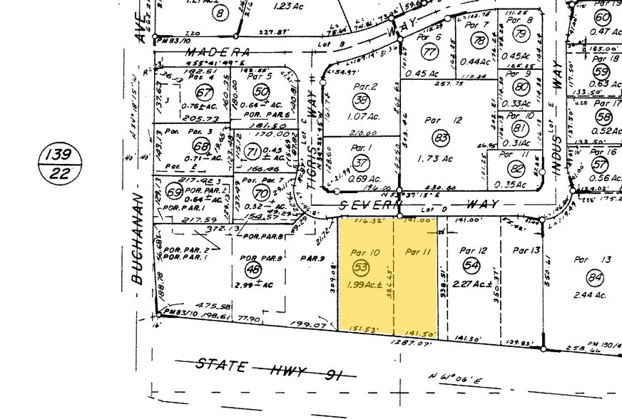 12114-12136 Severn Way, Riverside, CA à louer - Plan cadastral – Image 2 sur 4