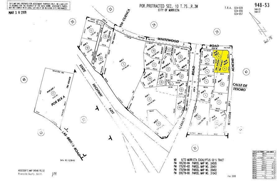 39360 Los Alamos Rd, Murrieta, CA à vendre - Plan cadastral – Image 2 sur 24