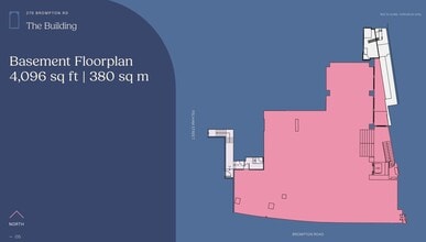 Local commercial dans 270 Brompton Rd, London à louer Plan d’étage– Image 1 sur 2