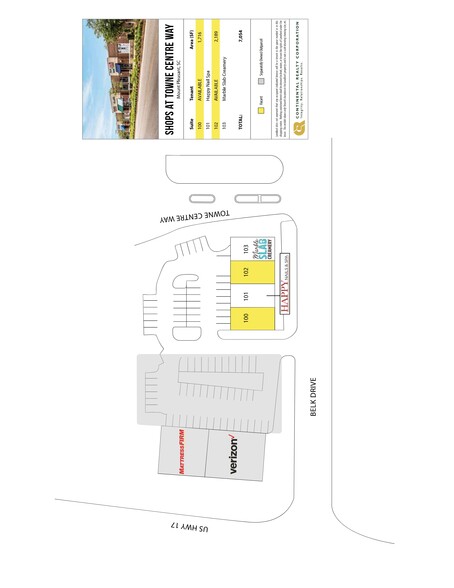 1903 N Highway 17, Mount Pleasant, SC à louer - Plan de site – Image 2 sur 3