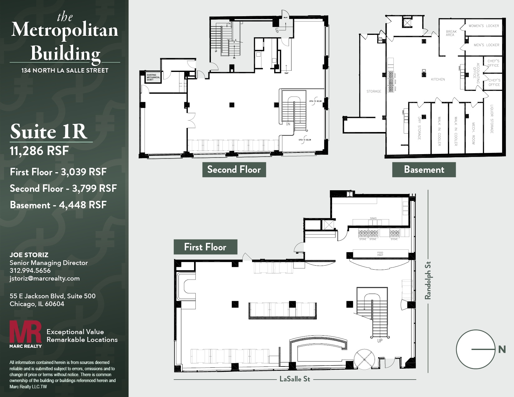 134 N LaSalle St, Chicago, IL à louer Plan d’étage– Image 1 sur 12