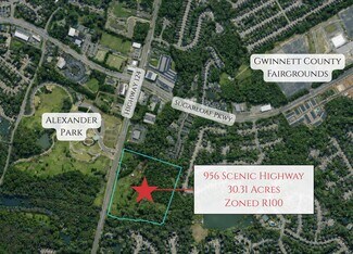 Plus de détails pour 956 Scenic Hwy, Lawrenceville, GA - Terrain à vendre